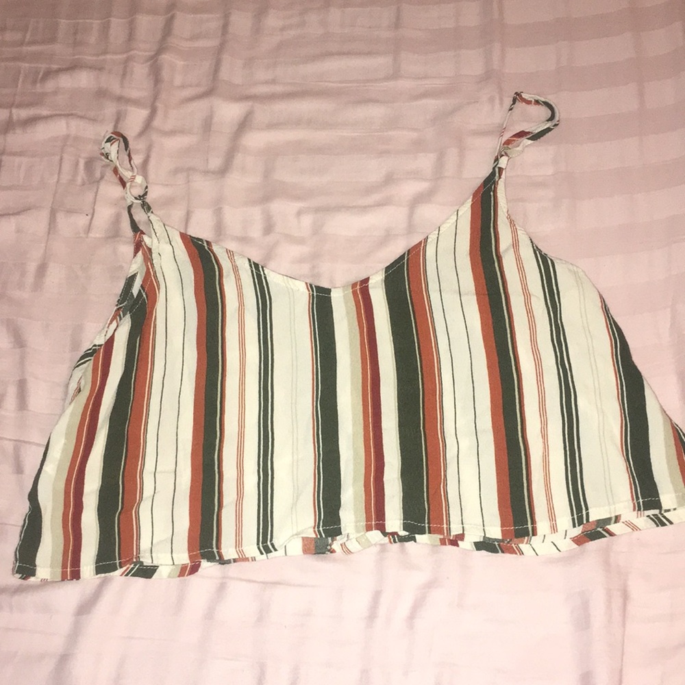 Striped Forever 21 Crop Top - Picture 4 of 4
